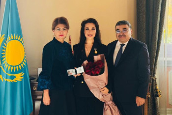 Фотография к новости: Опера әншісі Мария Мудряк мемлекеттік марапатқа ие болды