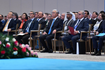 Фотография к новости: Тоқаев халықаралық білім форумына қатысып, шетелдік үздік университеттер басшыларымен кездесті