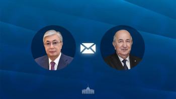 Фотография к новости: Мемлекет басшысы Алжир президентіне құттықтау жеделхатын жолдады