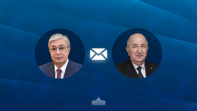 Мемлекет басшысы Алжир президентіне құттықтау жеделхатын жолдады