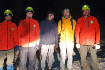 Фотография к новости: Алматы тауларында екі жасөспірім құтқарылды