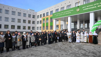 Фотография к новости: Абай облысының Аягөз ауданында 600 орындық мектеп ашылды