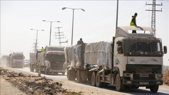 Фотография к новости: Газаға гуманитарлық көмек жеткізетін көліктердің тек 24%-ы ғана кірген
