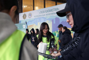 Фотография к новости: Аюсай шатқалында экологиялық сенбілік өтті