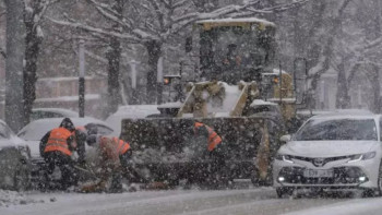 Фотография к новости: Алматыдағы алғашқы қар: 6 адам зардап шекті