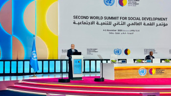 Фотография к новости: Қазақстан Дохадағы әлемдік саммитте әлеуметтік саясаттың жаңа үлгісін таныстырды