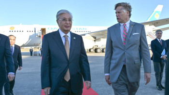 Фотография к новости: Қасым-Жомарт Тоқаев ресми сапармен Вашингтонға барды