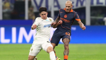 Фотография к новости: "Интер" өз алаңында "Қайратты" 2:1 есебімен жеңді