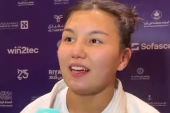 Фотография к новости: "Елімнің намысын қорғауға тырыстым": дзюдошы Аруна Жангелдина шешуші жекпе-жегі жайында айтты