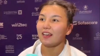 "Елімнің намысын қорғауға тырыстым": дзюдошы Аруна Жангелдина шешуші жекпе-жегі жайында айтты