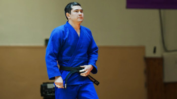 Фотография к новости: Мәди Амангелді Эр-Риядтағы Ислам ойындарында күміс медаль алды