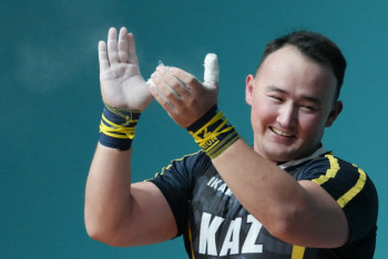 Фотография к новости: Ислам ойындары: Ауыр атлет Нұрғиса Әділетұлы чемпион атанды