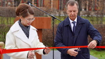 Фотография к новости: Мәскеуде "Қазақстан мен Ресей достығы" сквері ашылды