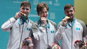 Фотография к новости: "Команда болып жеңуді қаладық": Теннисшілер Ислам ойындарындағы жеңістері туралы