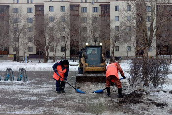 Фотография к новости: Астанада түнгі уақытта 1000-нан астам арнайы техника қар тазалау жұмысына шығады