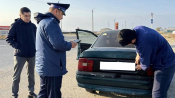 Фотография к новости: Көлік салығын төлемеген жүргізуші темір тұлпарынан айырылды