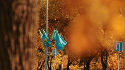 Қазақ-өзбек достығы: Ташкент көшелері Қазақстан туымен безендірілді