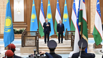 Фотография к новости: Ташкентте Тоқаевты ресми қарсы алу рәсімі өтті