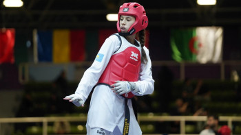 Фотография к новости: Қазақ таеквондошысы Ислам ынтымағы ойындарының жартылай финалына шықты