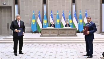 Фотография к новости: Қазақстан мен Өзбекстан Әділет министрліктері арасында ынтымақтастық бағдарламасына қол қойылды