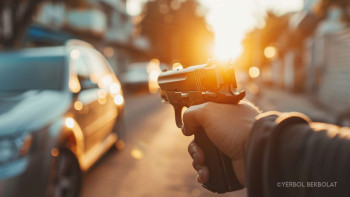 Фотография к новости: Мақтааралдағы атыс: Қақтығыста полицей жараланып, ер адам қаза тапты