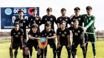 Фотография к новости: Қазақстан U17 құрамасы Еуропа чемпионатына іріктеуде Албанияны жеңді