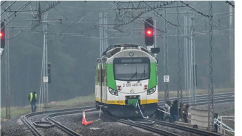 Фотография к новости: Польшада Варшава мен Люблин арасындағы теміржол желісі жарылды