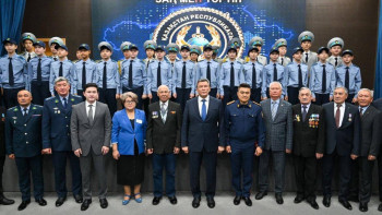 Фотография к новости: Заң мен тәртіп: СҚО-да тағы бір "Жас сақшылар" сыныбы ашылды