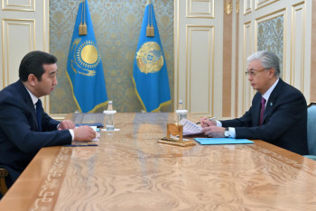 Президент Ауыл шаруашылығы министрі Айдарбек Сапаровты қабылдады