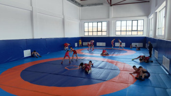 Фотография к новости: Щучинскте спорт сарайы ашылды