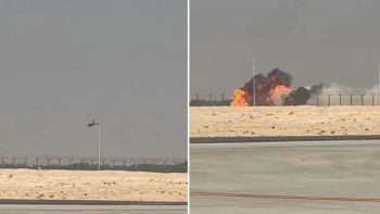 Фотография к новости: Дубайдағы авиашоуда жойғыш ұшақ құлады