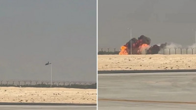 Дубайдағы авиашоуда жойғыш ұшақ құлады
