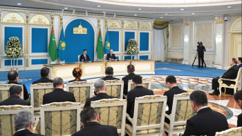 Фотография к новости: Президент: Биыл он айда тасымал көлемі бір жарым миллион тоннаны құрап, 14 пайыз ұлғайды