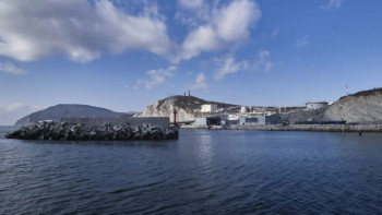 Фотография к новости: КҚК теңіз терминалындағы ғимарат бүлінді