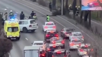 Фотография к новости: Алматыда жаппай жол апаты үлкен кептеліс тудырды