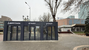 Фотография к новости: Астанада "біртүрлі" дәретхана пайда болды