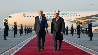 Тоқаев ҰҚШҰ отырысына қатысу үшін Бішкекке барды