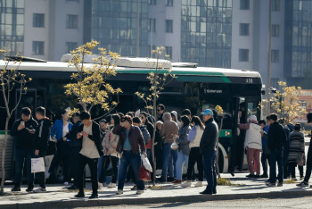 Фотография к новости: Алматыда жолаушы автобус жүргізушісіне шабуыл жасады