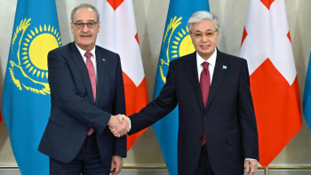 Фотография к новости: Тоқаев: Швейцария – Қазақстанның Еуропадағы басты серіктестерінің бірі