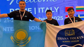 Фотография к новости: Маңғыстаулық оқушылар Италияда өткен халықаралық робототехника олимпиадасында жүлделі орын алды