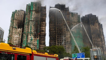 Фотография к новости: Гонконгтағы өрт құрбандарының саны 100-ге жуықтады