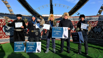 Фотография к новости: Абай облысында ұлттық салт-дәстүрді ұлықтаған салбурын сайысы өтті