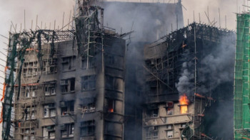 Фотография к новости: Гонконгтағы өрт: сегіз адам қамауға алынды