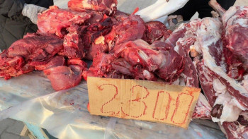 Фотография к новости: Жәрмеңкеде қызылордалықтар сиыр етін 2500 теңгеден сатып алды