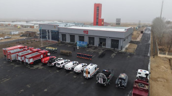 Фотография к новости: Жезқазғанда 50 жыл ішінде алғаш рет жаңа заманауи өрт сөндіру бөлімі ашылды