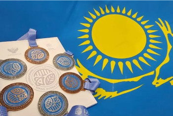 Фотография к новости: Қазақстан оқушылары халықаралық олимпиадада алты медаль иеленді