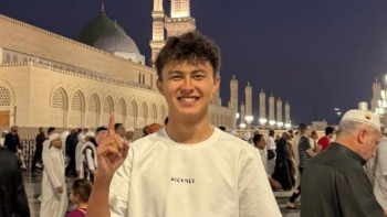 Фотография к новости: Шымкенттік жігіт Меккеге дейін велосипедпен барған