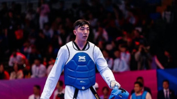 Фотография к новости: Президент тарихта таеквондодан алғашқы алтын жүлдені алған Бейбарыс Қабыланды құттықтады