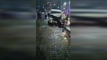 Фотография к новости: Астанада екі автобус соқтығысып, бір адам қаза тапты