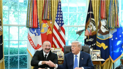 Трамп өзін Нобель сыйлығына ұсынған Әзербайжан президентіне алғыс айтты